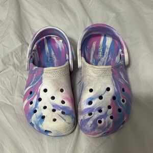 Kids Colorful Crocs in size C9